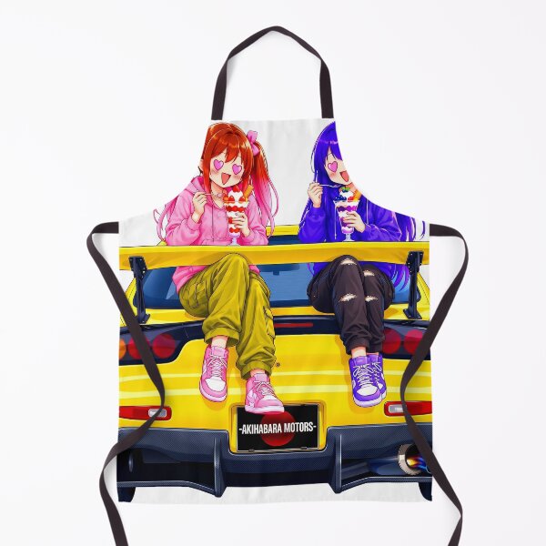 Item preview, Anime Girls & Yellow RX-7 FD3S - JDM Parfait Time designed and sold by AKIHABARAMOTORS.