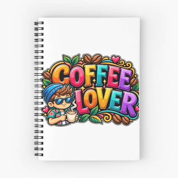 Item preview, Retro Colorful Coffee Lover Cartoon Mascot Sticker designed and sold by ZayCreates.