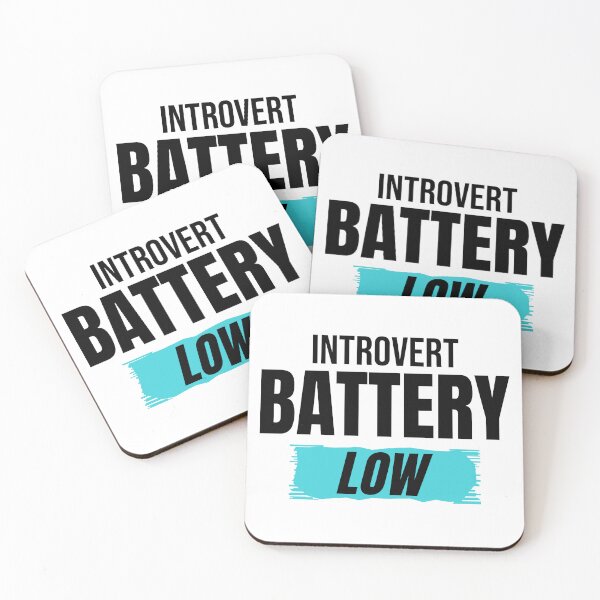 Item preview, Frase divertida sobre introvertidos: Batería baja designed and sold by Mrali9914.