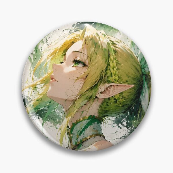 Item preview, Enchanting Forest Elf Anime – Green Nature Spirit Fantasy Warrior Aesthetic designed and sold by Dyan4.