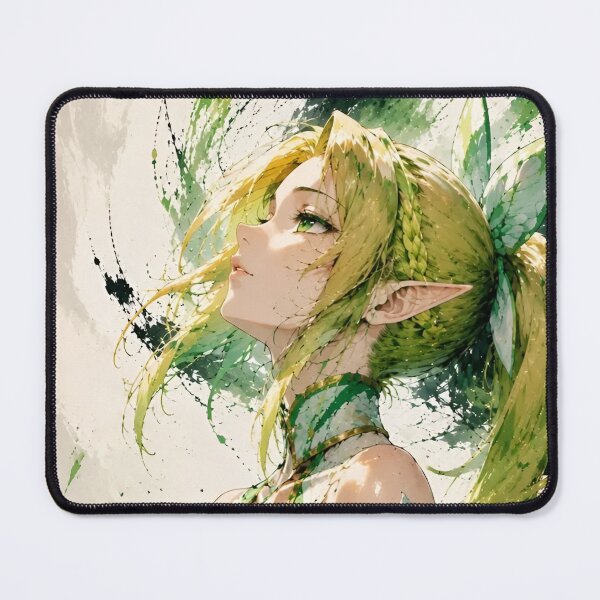 Item preview, Enchanting Forest Elf Anime – Green Nature Spirit Fantasy Warrior Aesthetic designed and sold by Dyan4.