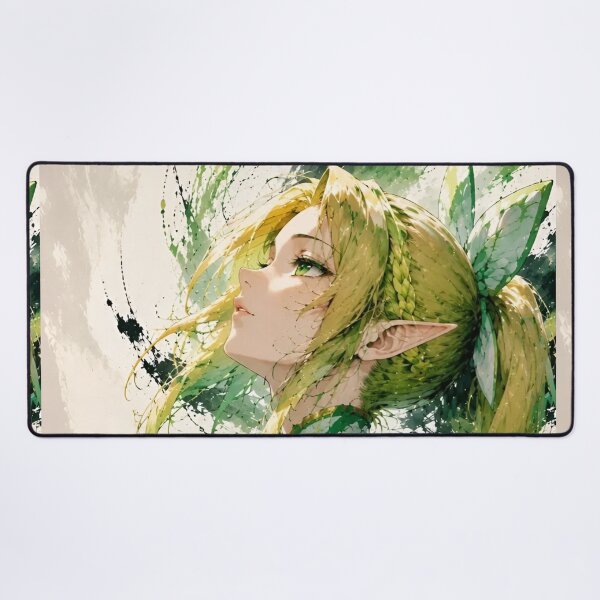 Item preview, Enchanting Forest Elf Anime – Green Nature Spirit Fantasy Warrior Aesthetic designed and sold by Dyan4.