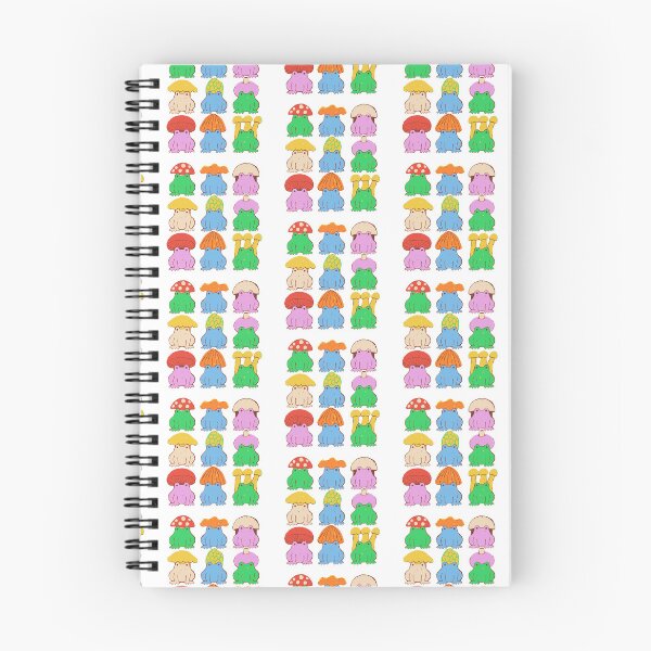 Item preview, Mushroom Frog Sticker Pack - Nine Frogs in Mushroom Hats designed and sold by BysonDesigns.