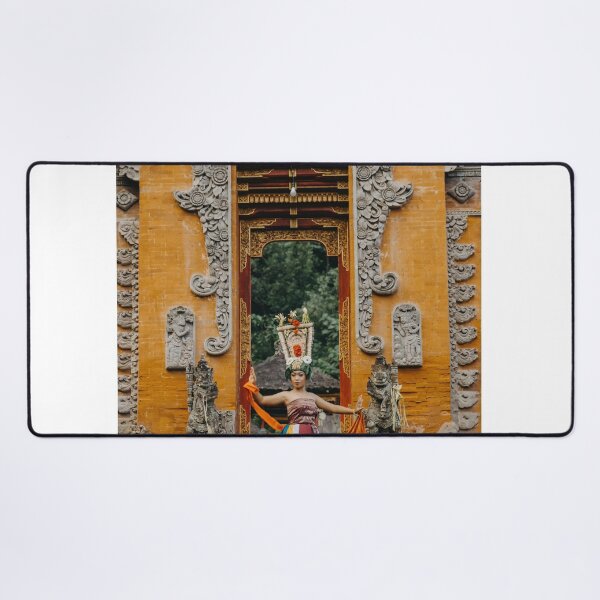 Item preview, Traditional Balinese Dancer in Front of Ancient Temple designed and sold by Drinney.