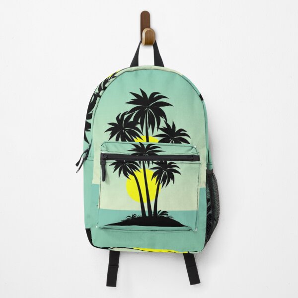 Item preview, Minimalist Tropical Palm Tree Island Sunset designed and sold by Mouni1309.