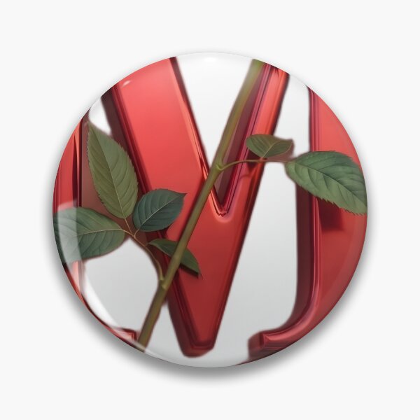 Item preview, Letter M Red Rose 2027 Monogram designed and sold by Adom-Fashon.