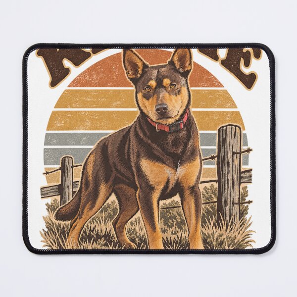Item preview, Kelpie working dog watching intently designed and sold by KrazyKelpieDesigns.