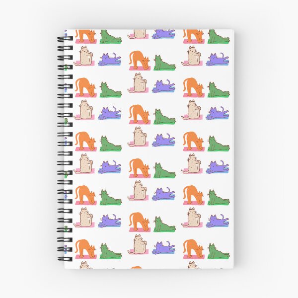 Item preview, Cat Yoga Sticker Pack - Four Stretching Cats designed and sold by BysonDesigns.