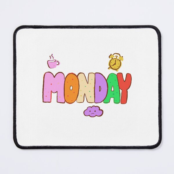 Item preview, Monday - Hand-Lettered Riso Word designed and sold by BysonDesigns.