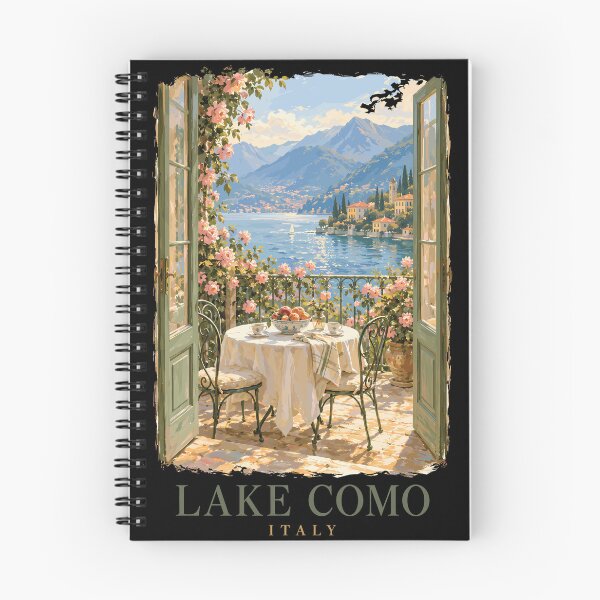 Item preview, Lake Como Italy Romantic Balcony designed and sold by turtlestart.