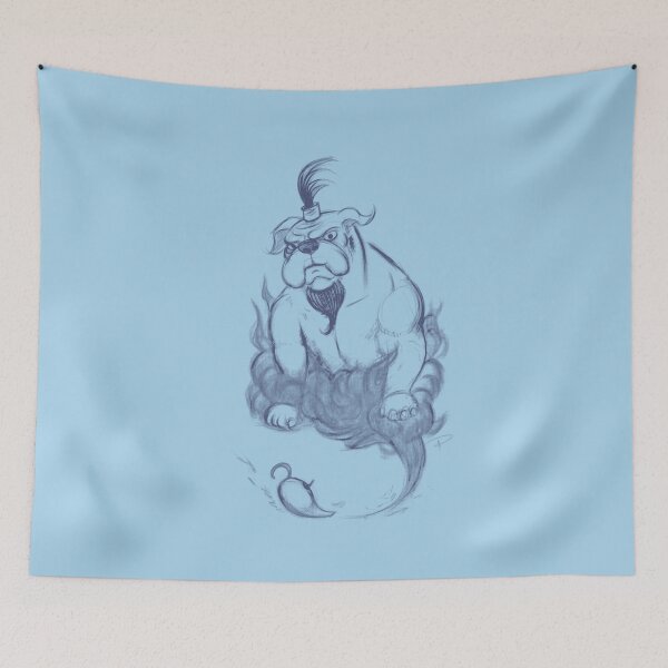 Item preview, Bull dog Genie of the lamp designed and sold by patricioguerra.