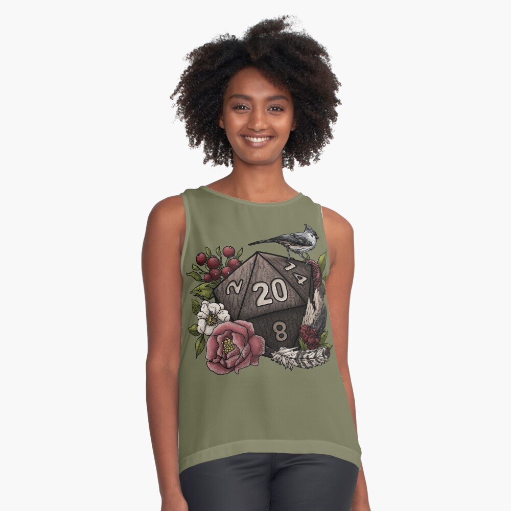 Item preview, Sleeveless Top designed and sold by SweetDelilahs.