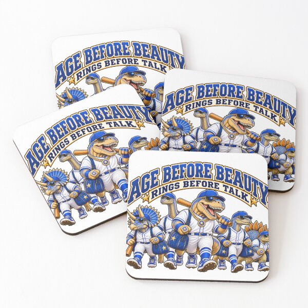 Item preview, Age Before Beauty Baseball Dinosaurs designed and sold by BeHappyGoLucky.