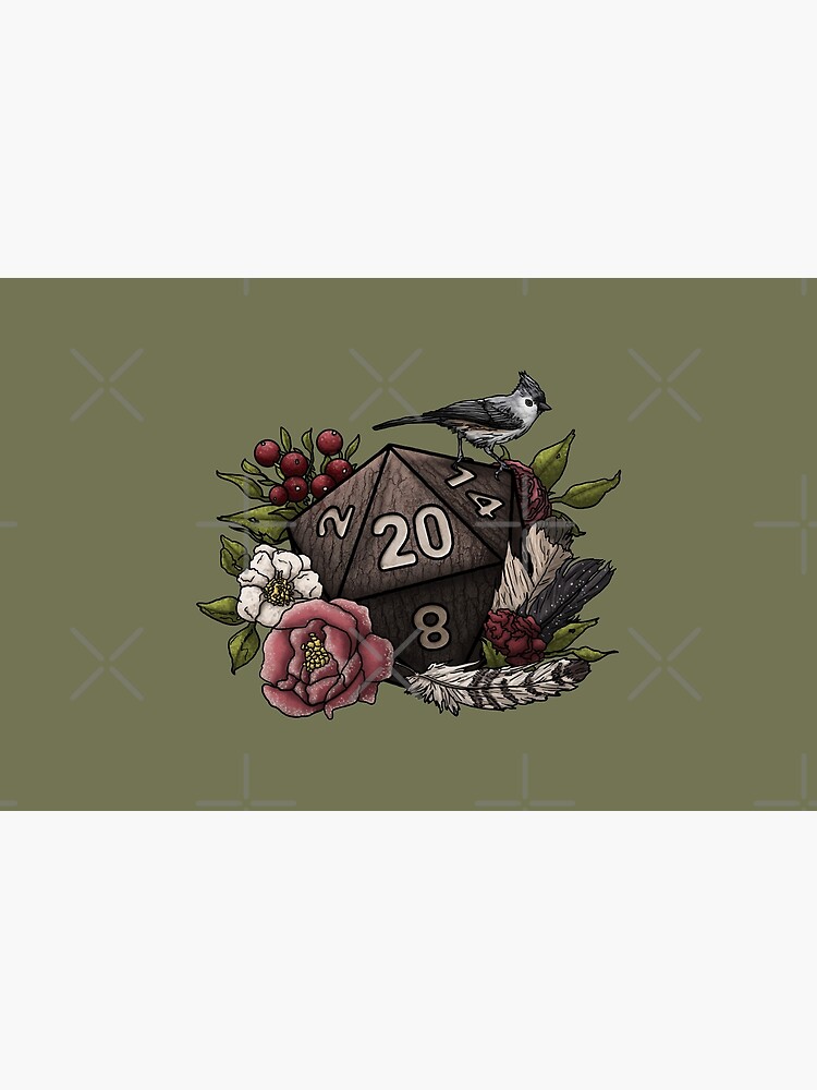 Druid Class D20 - Tabletop Gaming Dice by SweetDelilahs