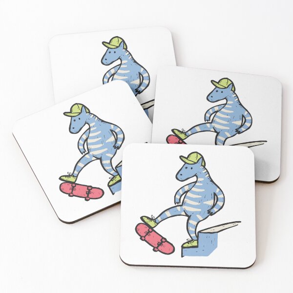 Item preview, Cebra patinando haciendo un kickflip designed and sold by BysonDesigns.