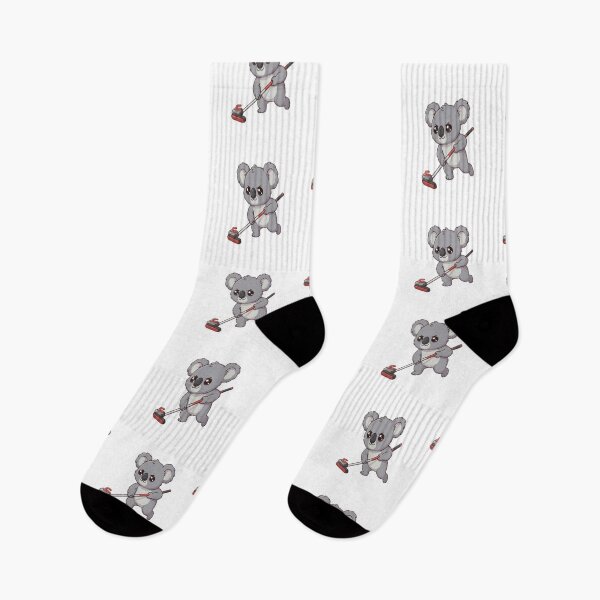 Item preview, Cute Koala Curling Ice Sport designed and sold by Ella_Sketch.