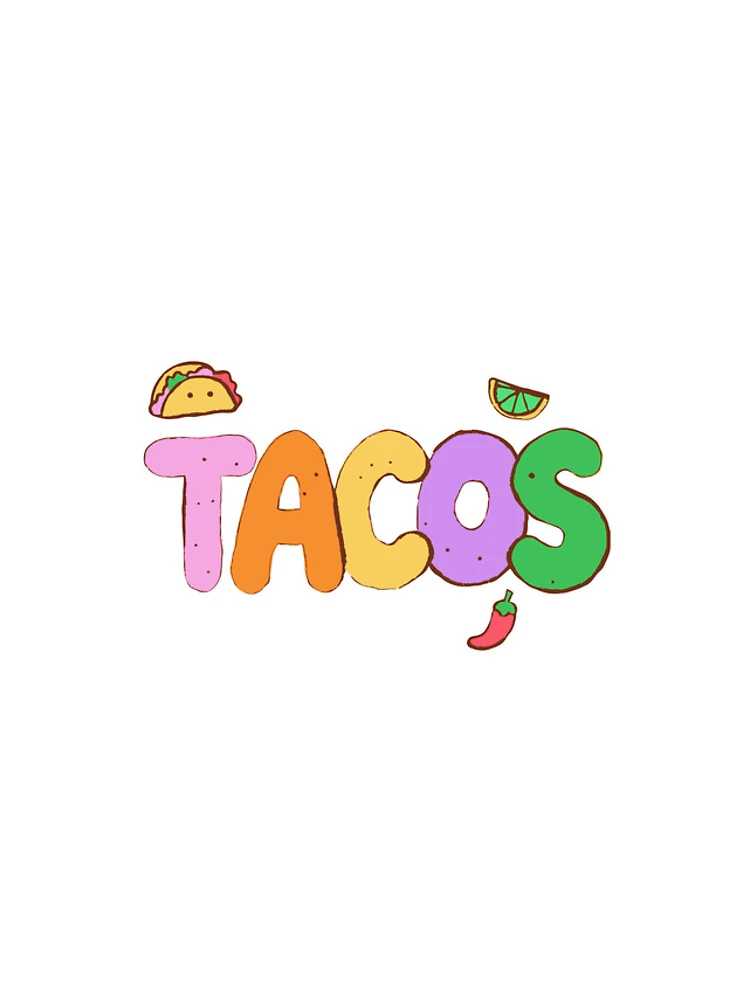 Thumbnail 4 of 4, iPhone Case, Tacos - Hand-Lettered Riso Word designed and sold by BysonDesigns.