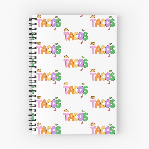 Item preview, Tacos - Hand-Lettered Riso Word designed and sold by BysonDesigns.
