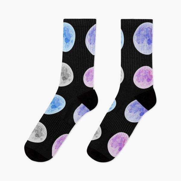 Item preview, Variaciones de acuarela de la luna colorida designed and sold by DaydreamDept..