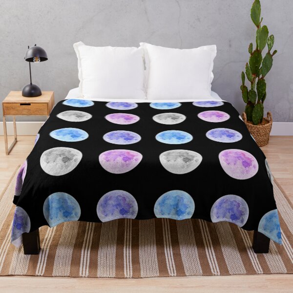 Item preview, Colorful Moon Watercolor Variations designed and sold by DaydreamDept..