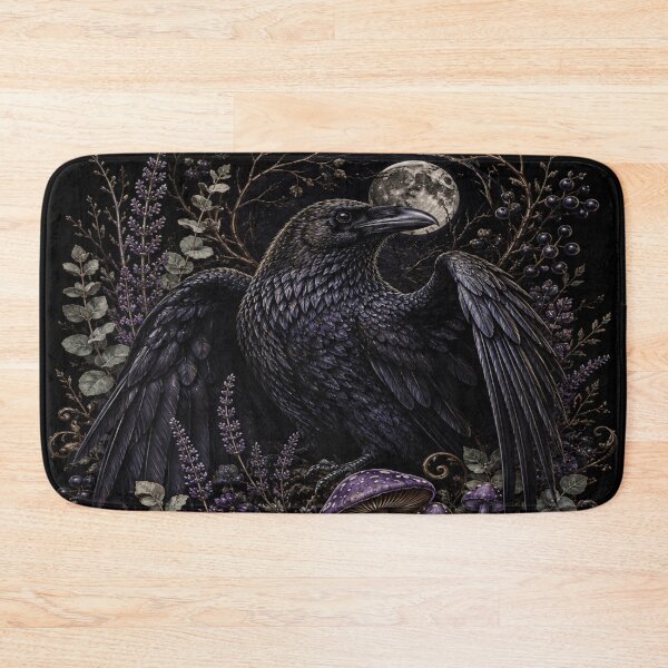 Item preview, Mystical Raven Moon Gothic Art designed and sold by ASWIN STUDIO.