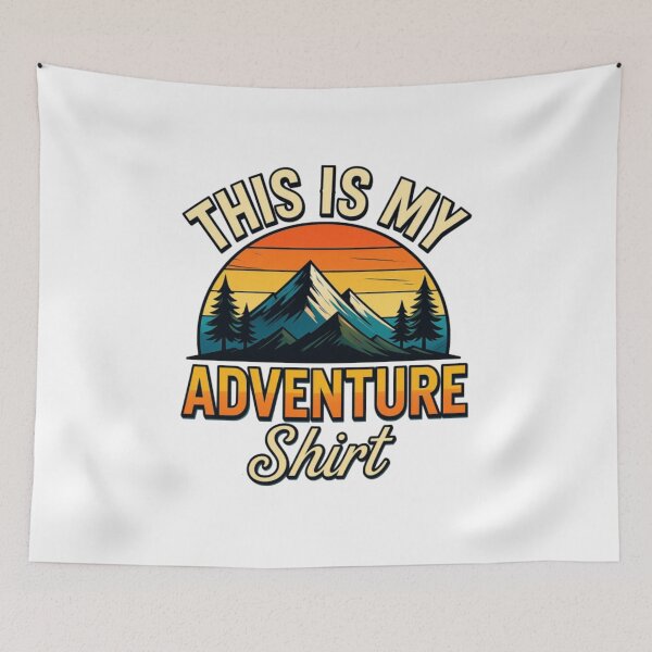 Artikelvorschau, Das ist mein Abenteuer-Shirt Vintage Sunset Mountain entworfen und verkauft von GabeMountainArt.