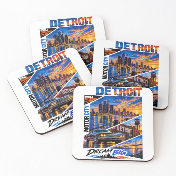 Item preview, Detroit Motor City Vibes Built Different, Dreaming Bigger designed and sold by KLERIKSTORE.