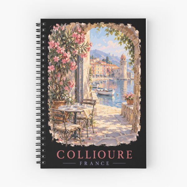 Item preview, Collioure Seaside Cafe Dreams in France designed and sold by turtlestart.