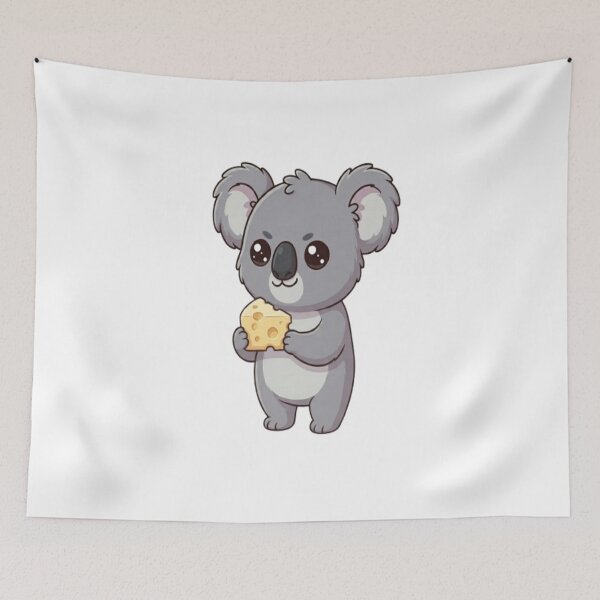 Item preview, Cute Koala Eating Cheese Wedge designed and sold by Ella_Sketch.