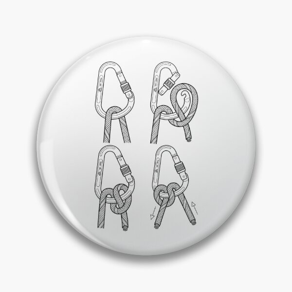 Item preview, Rock Climbing Climber Carabiner Knot Mountaineering Climbers designed and sold by GrandeDuc.