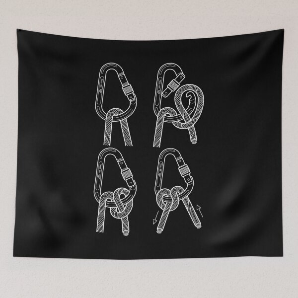 Item preview, Rock Climbing Climber Carabiner Knot Mountaineering Climbers designed and sold by GrandeDuc.