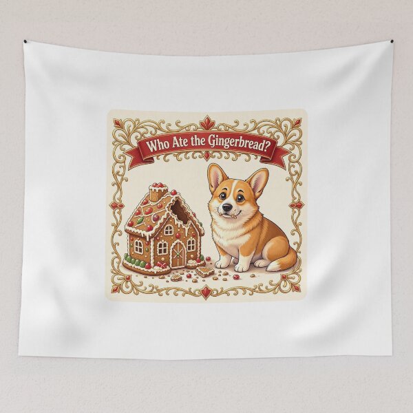 Item preview, Who Ate the Gingerbread? designed and sold by DogTiredbyPeter.