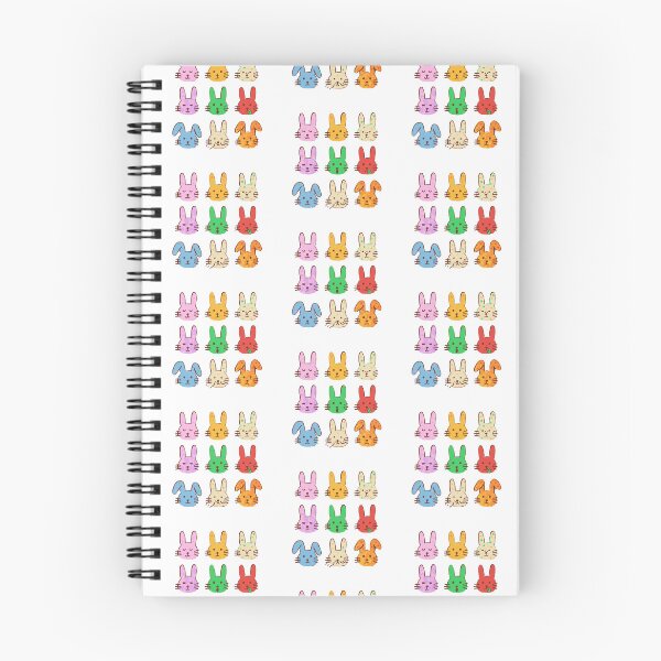 Item preview, Bunny Mood Sticker Pack - Nine Rabbit Faces designed and sold by BysonDesigns.