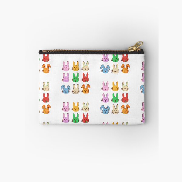 Item preview, Bunny Mood Sticker Pack - Nine Rabbit Faces designed and sold by BysonDesigns.
