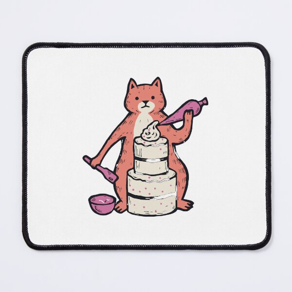 Item preview, Cake Baking Squirrel Piping Frosting designed and sold by BysonDesigns.