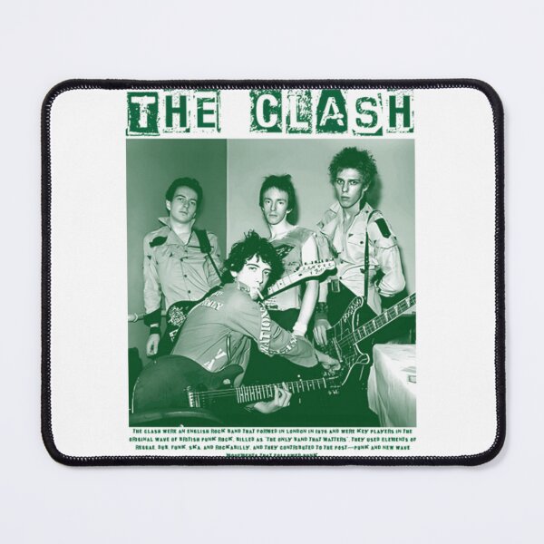 Aperçu de l'œuvre Portrait du groupe Dark Green de The Clash créée et vendue par Christopher Murray.