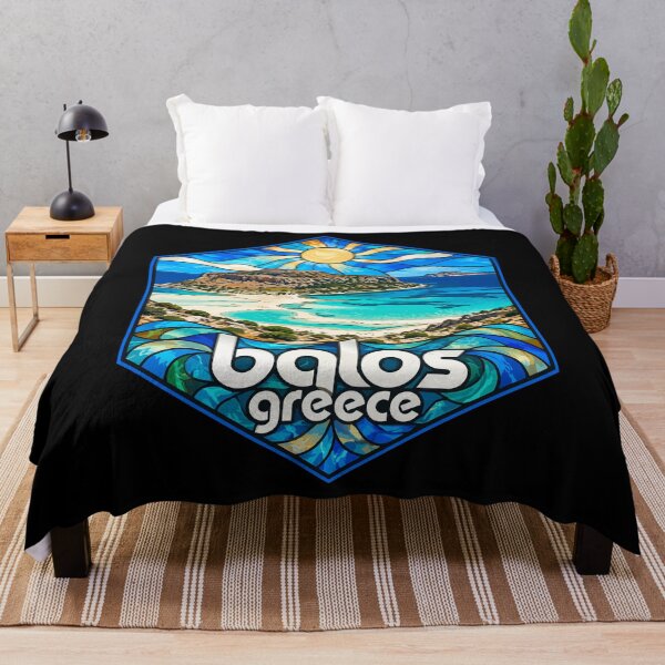 Artikelvorschau, Balos-Lagune, Kreta, Griechenland, Reise, Buntglas entworfen und verkauft von TomFrontierArt.