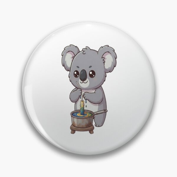 Item preview, Cute Koala Making Dipped Candles designed and sold by Ella_Sketch.