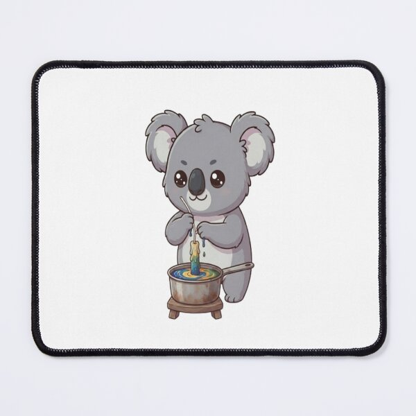 Item preview, Cute Koala Making Dipped Candles designed and sold by Ella_Sketch.