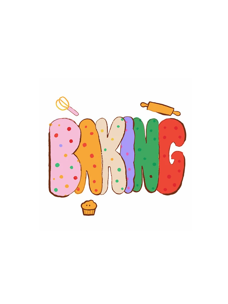 Thumbnail 4 of 4, iPhone Case, Baking - Hand-Lettered Riso Word designed and sold by BysonDesigns.