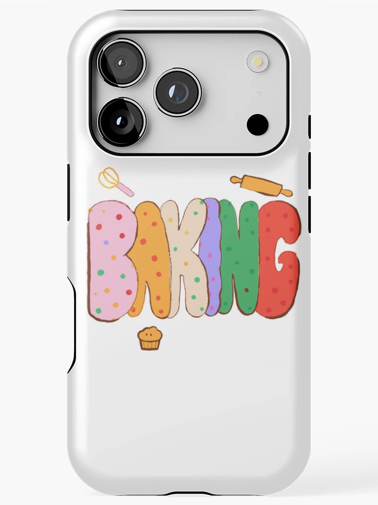 Thumbnail 1 of 4, iPhone Case, Baking - Hand-Lettered Riso Word designed and sold by BysonDesigns.