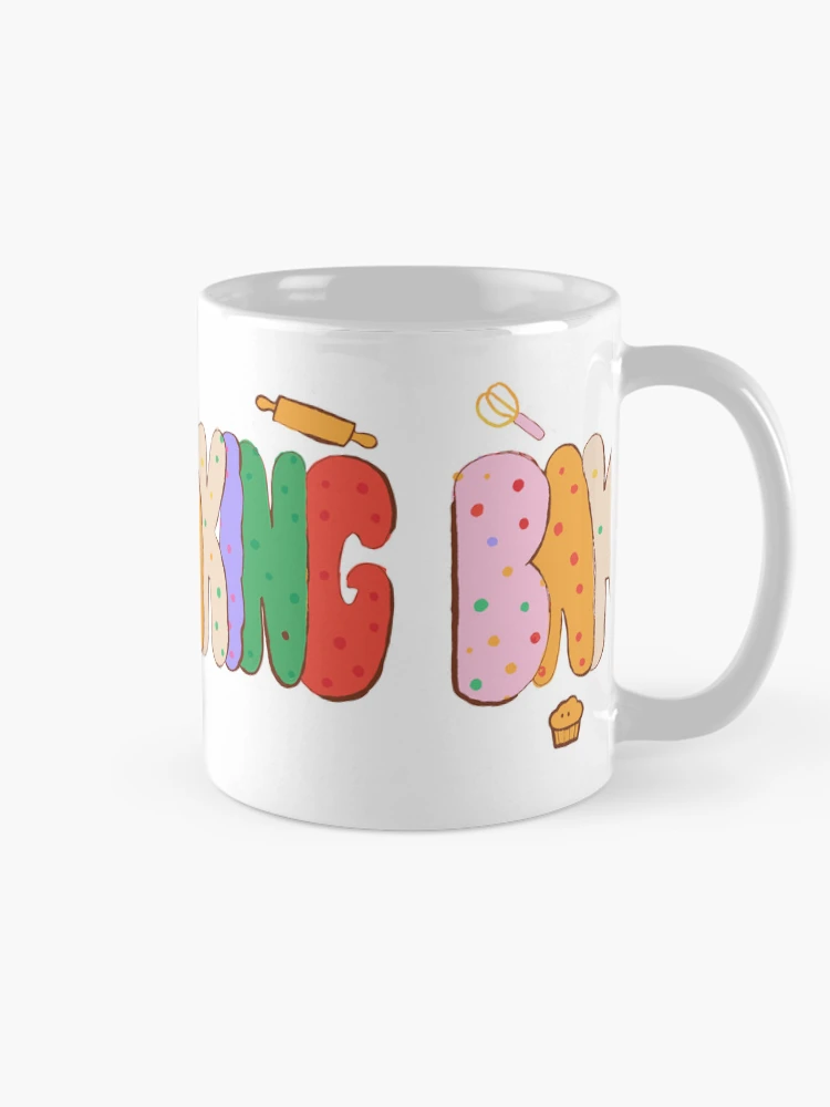Thumbnail 3 of 6, Coffee Mug, Baking - Hand-Lettered Riso Word designed and sold by BysonDesigns.