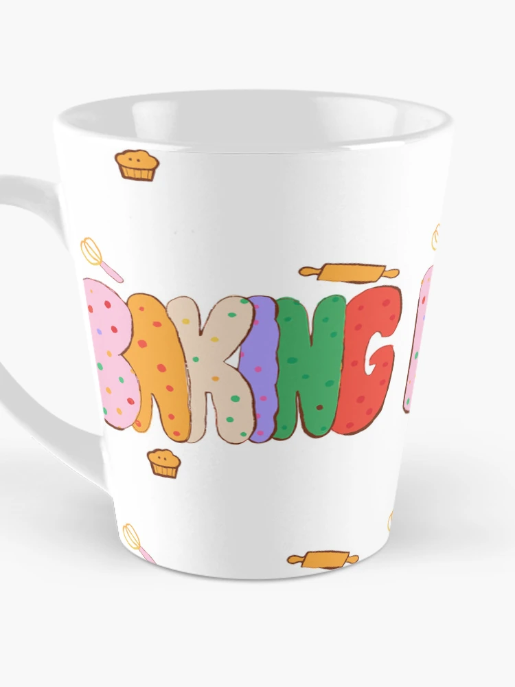 Thumbnail 3 of 4, Coffee Mug, Baking - Hand-Lettered Riso Word designed and sold by BysonDesigns.
