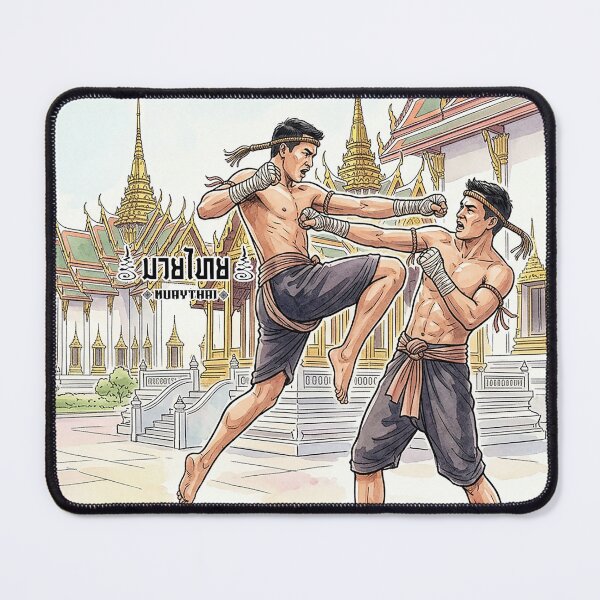 Item preview, Muay Thai Kard Chuek (Traditional Thai Boxing): Sacred Temple, Fearless Fighter   designed and sold by Vanich-Panich.
