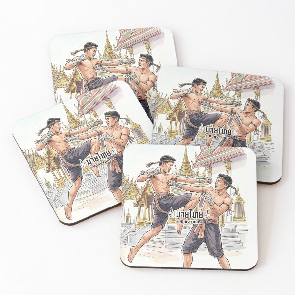 Item preview, Muay Thai Kard Chuek (Traditional Thai Boxing): Sacred Temple, Fearless Fighter   designed and sold by Vanich-Panich.