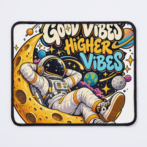 Item preview, Good Vibes Higher Vibes Astronaut designed and sold by SFArts.