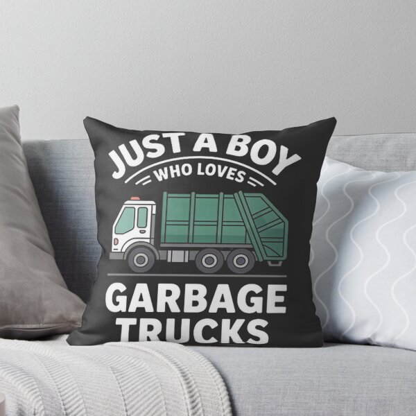 Item preview, Just a Boy Who Loves Garbage Trucks Cute Kids Design for Truck Enthusiasts designed and sold by ajgraphicsense.