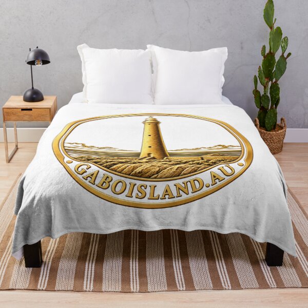 Item preview, Gabo Island Lighthouse gaboisland.au Gold Emblem designed and sold by Colin Dixon.