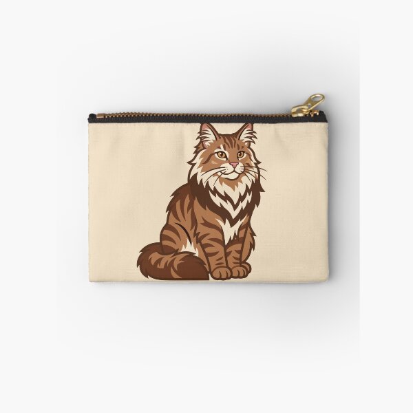 Item preview, Majestic Maine Coon Cat with Fluffy Tufted Ears designed and sold by AIG - Andrei Ilie Graphics.