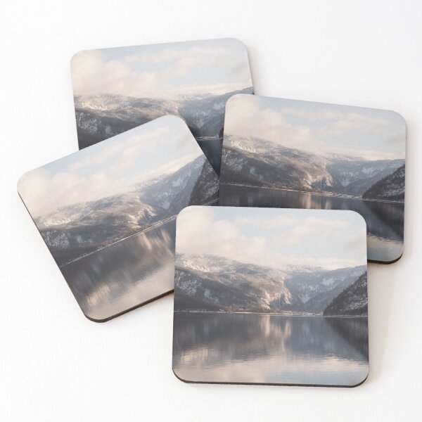 Item preview, Snowy Mountain Lake View in Winter Sunshine designed and sold by Tyresett.